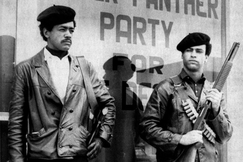 Members Of The Black Panther Party