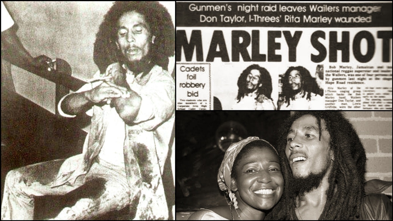 The 1976 Assassination Attempt On Bob Marley And Wife Rita That Nearly Took Their Lives