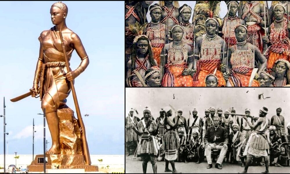 Benin Republic Unveils 98 Feet Tall Statue In Honor Of The Women Warrior Of Dahomey