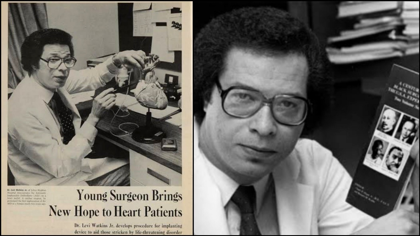 Dr. Levi Watkins Jr The First To Implant An Automatic Defibrillator Into A Human Heart, In 1980